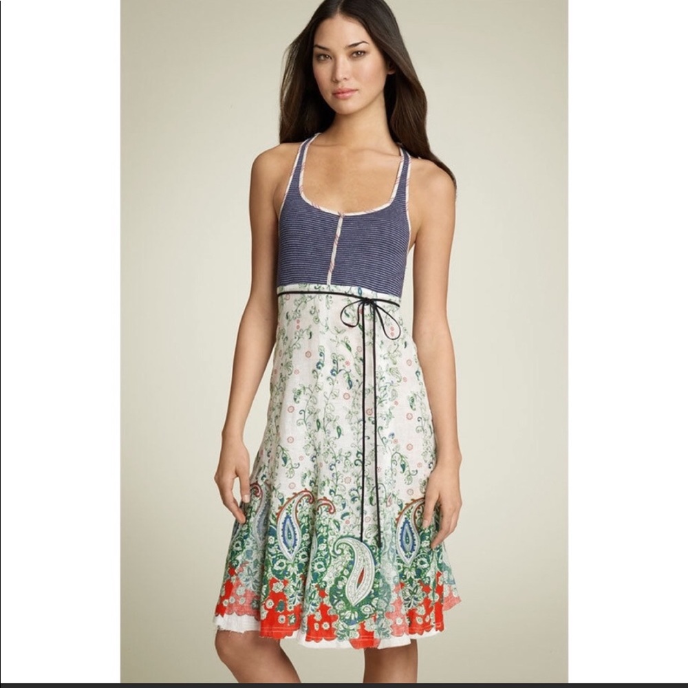 Free People Heartland Paisley Dress size 10